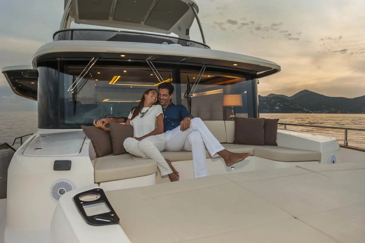 Navetta 58, camarote principal — Alquiler De Yates Barcelona, Barcelona. Casco estable para una jornada tranquila frente a Sitges